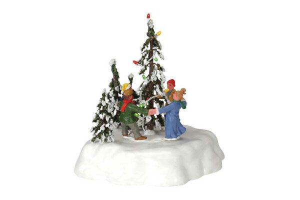 Escena "Corro alrededor del Árbol de Navidad" Lemax