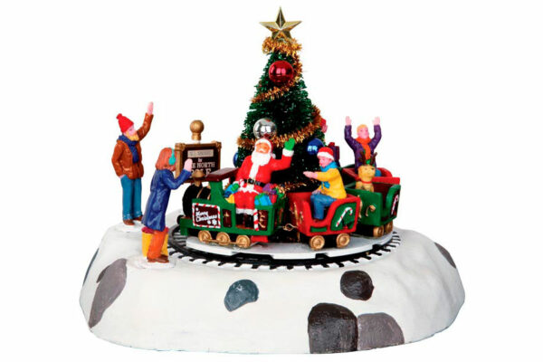 Arbol de Navidad y Tren Papá Noel