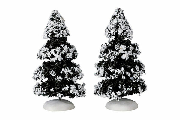 Árbol nevado hoja perenne (2 uds) Lemax
