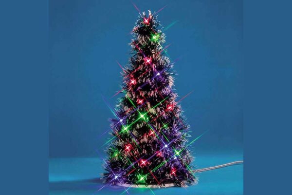 Árbol de Navidad nevado luz Lemax