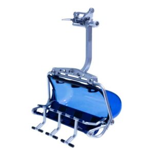 Silla 6 plazas Teleférico Azul/Negro