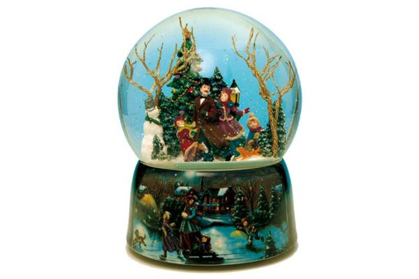 Bola de nieve "Patinadores"