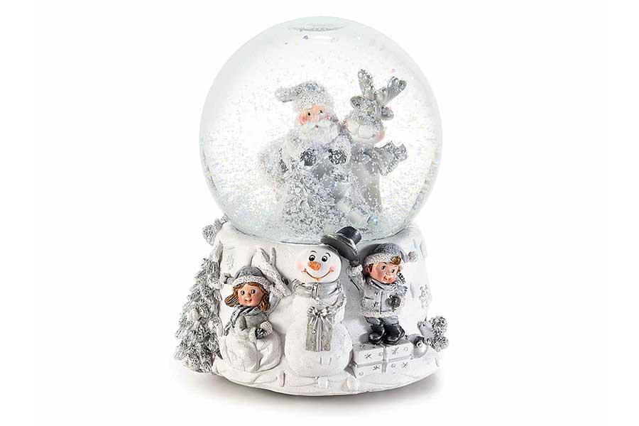 Shaker Bola de Nieve Feliz Navidad Grande - Manualidades Badabadoc Art
