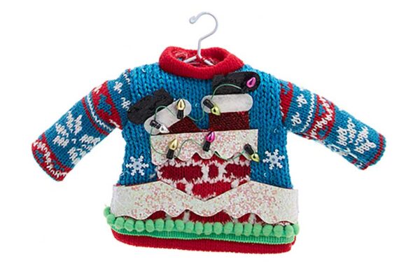 Colgante Navidad Jersey "Chimenea"