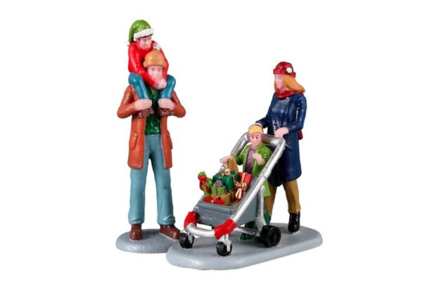 Compras navideñas en familia Lemax