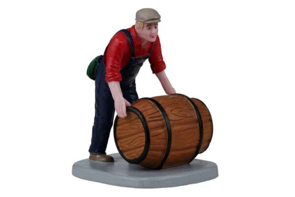 Hombre con barril de vino Lemax