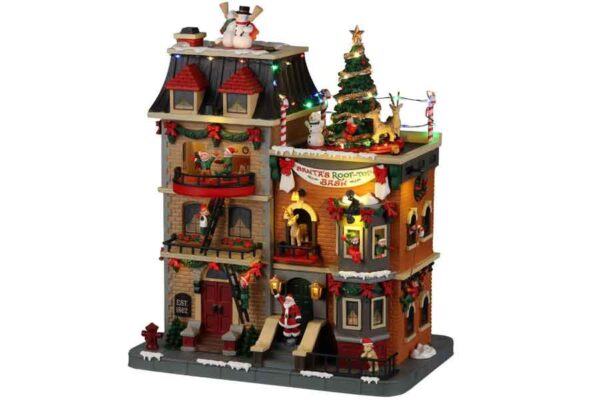 Casa de Navidad "Santa's Rooftop Bash" Lemax