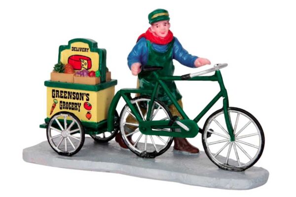 Vendedor ambulante en bicicleta Lemax