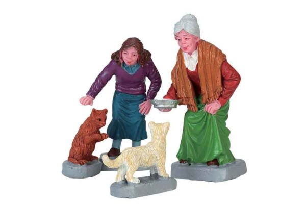 Dando de comer a los gatos Lemax