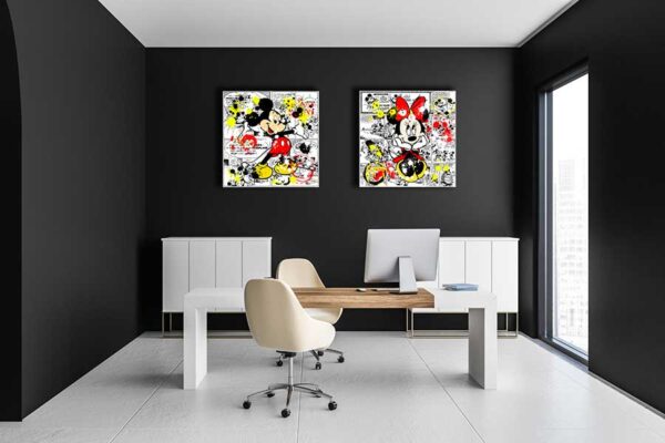 Lienzo algodón "Mickey Mouse" - Imagen 2