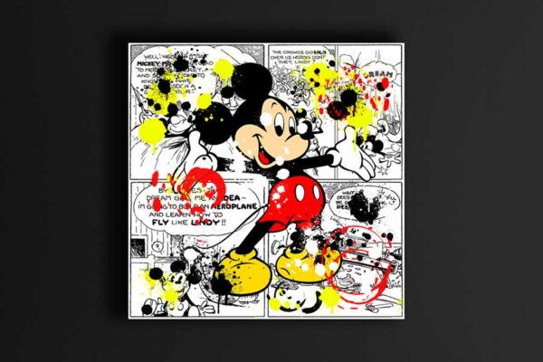 Lienzo algodón "Mickey Mouse"