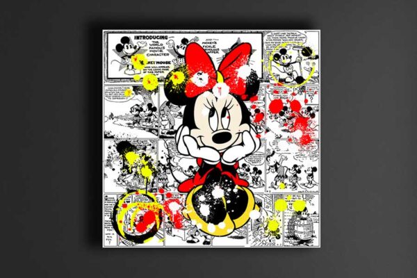 Lienzo algodón "Minnie Mouse"