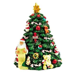 Árbol de Navidad decorado "Papá Noel"
