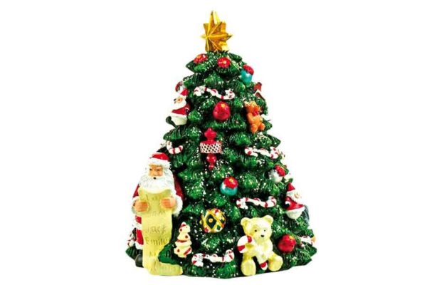 Árbol de Navidad decorado "Papá Noel"