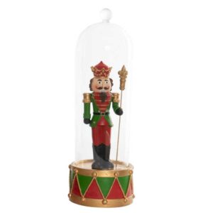 Cascanueces urna de cristal "Sombrero rojo"
