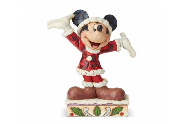 Mickey Mouse vestido de Papá Noel