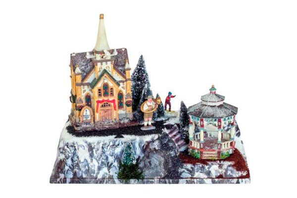 Maqueta paisaje de Navidad "Mont Blanc" - Imagen 2