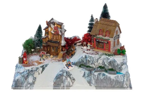 Maqueta paisaje de Navidad "Bellamonte" - Imagen 2