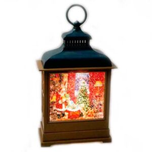 Farol navideño "Salón de Papá Noel"