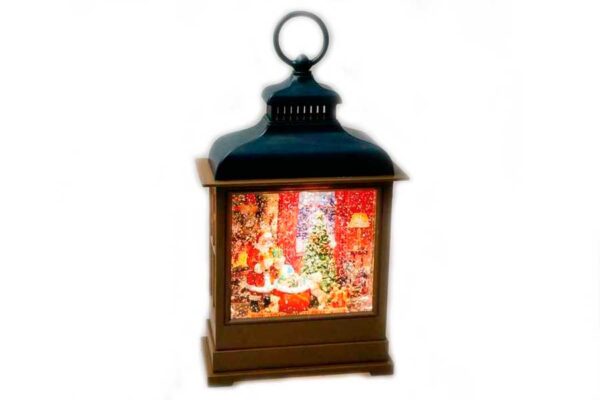 Farol navideño "Salón de Papá Noel"