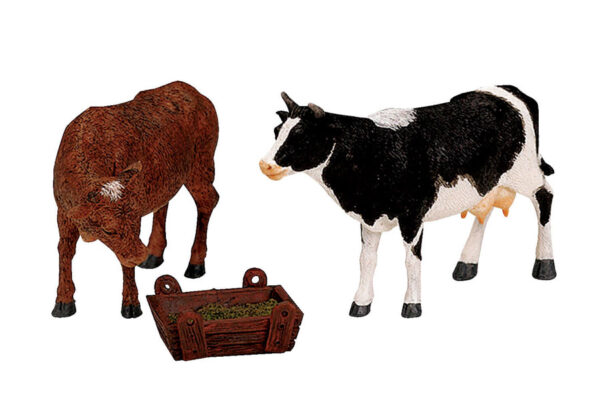 Vacas comiendo