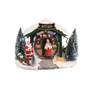 Puesto de Navidad "Cervezas de Papá Noel"