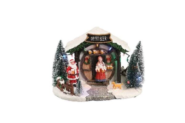 Puesto de Navidad "Cervezas de Papá Noel"