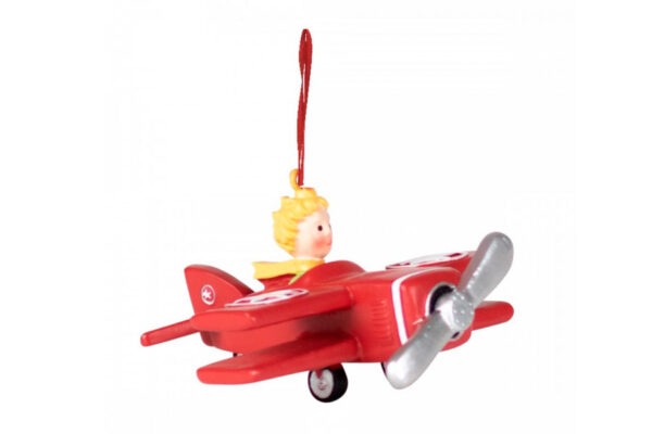 Colgante Árbol de Navidad "El Principito en avión rojo"